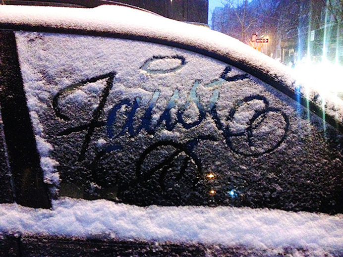 Processed with VSCOcam with lv01 preset #handwriting #snow #typography