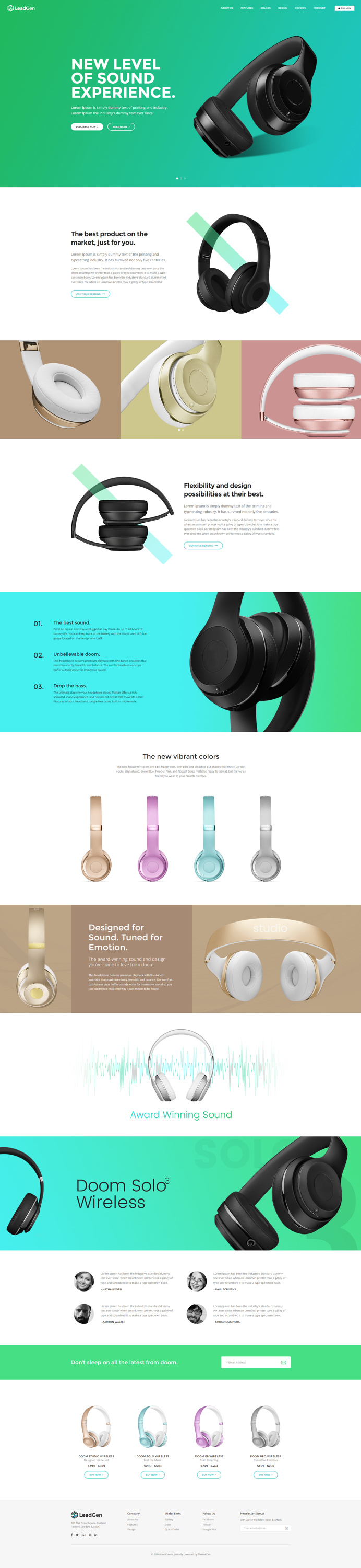 LeadGen Marketing Landing Page - Product Showcase, buy - https://goo.gl/KD0bMP