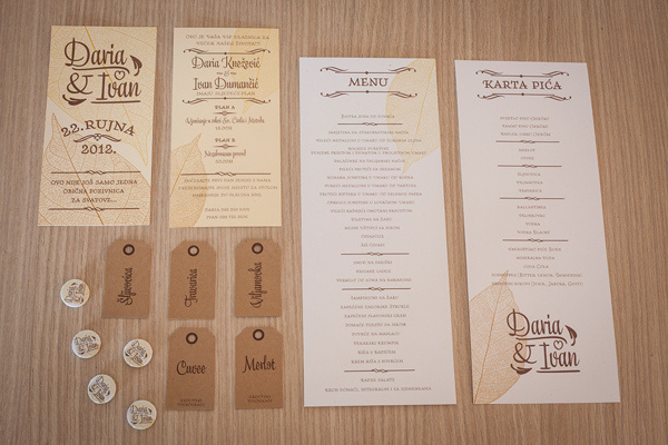 Daria & Ivan Wedding identity and invitations #leo #branding #ivandaria #design #graphic #vinkovic #identity #wedding