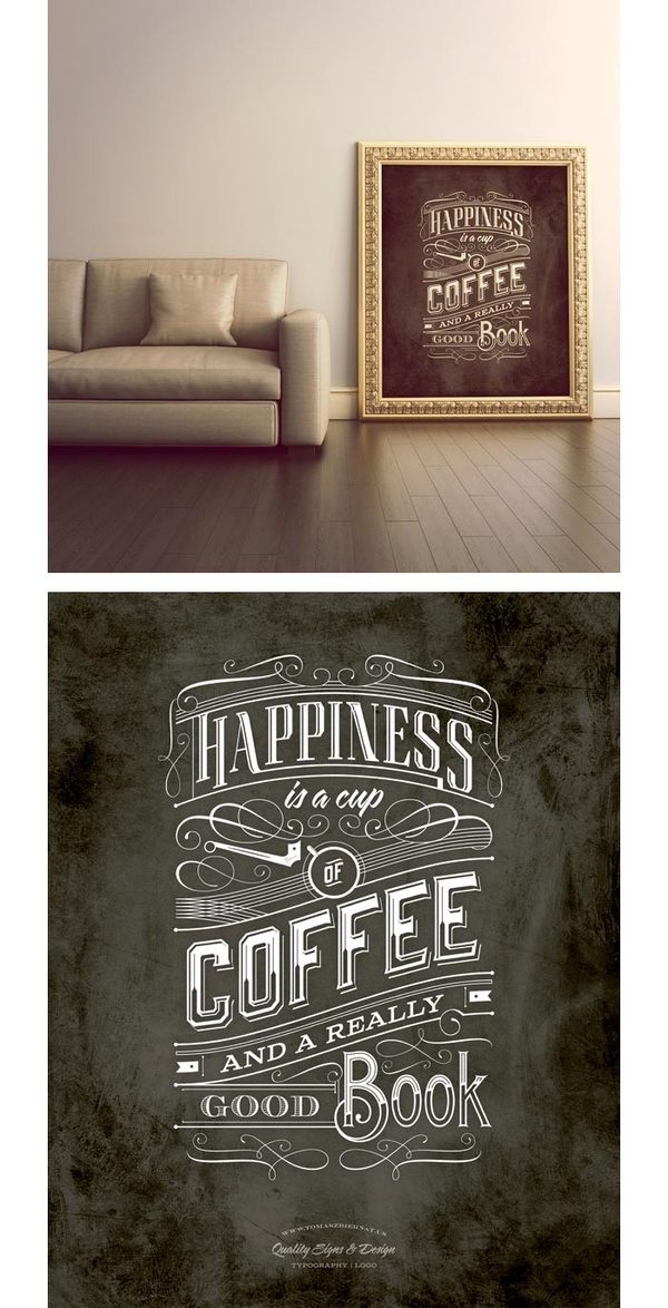 Alliteration Inspiration: Coffee &amp; Currency / on Design Work Life #flourish #ornate #serif #san #drawn #hand #typography
