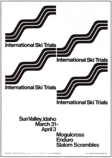 grain edit · Keating & Keating #international #white #ski #black #vintage #poster #trials #keatingkeating