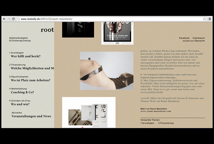 Rootedly by Studio Britz #web design #website #web