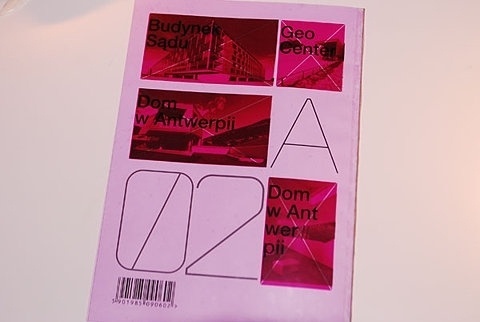 FFFFOUND! | A | architecture magazine layout :: Typography Served #pink #thinthink #letters