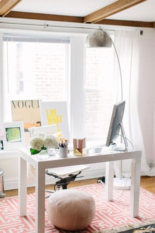 Likes | Tumblr #vogue #interior #lamp #silver #desk
