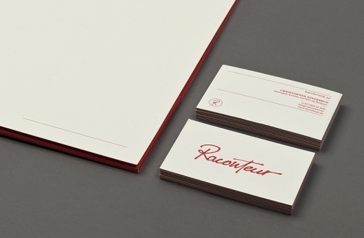 Raconteur | Christian Bielke #business #branding #print #identity #stationery #cards