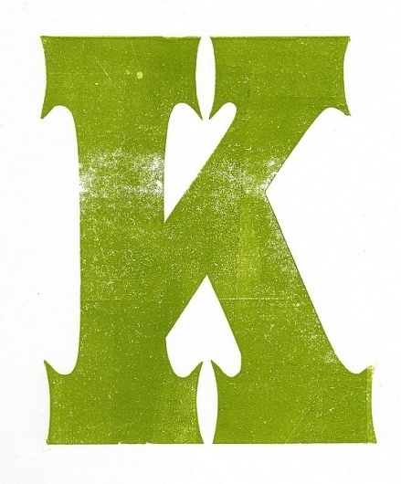 Special K | Flickr - Photo Sharing! #letter #print #texture