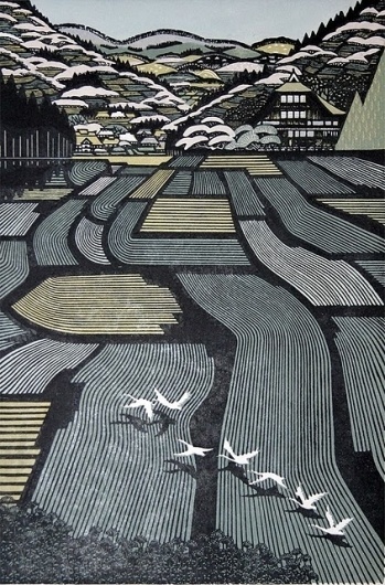 WILD THING: Ray Morimura #morimura #print #ray #paint #tokyo #woodblock