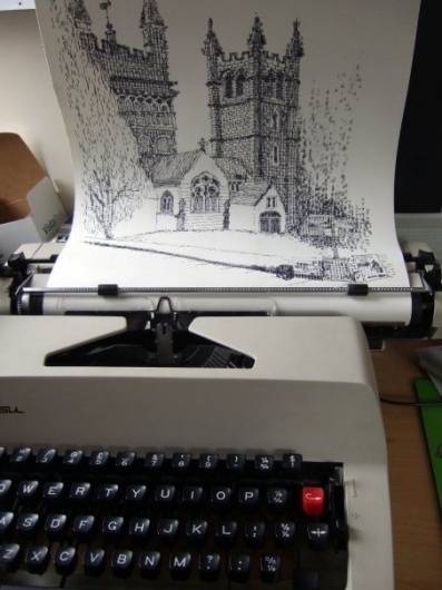Typewriter art from Keira Rathbone #print #typography