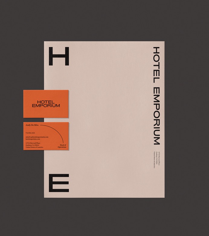 Hotel Emporium Branding by Forth + Back - Mindsparkle Mag #logo #packaging #identity #branding #design #color #photography #graphic #design #gallery #blog #project #mindsparkle #mag #beautiful #portfolio #designer