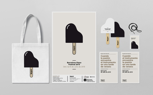 Barcelona Piano Festival #stationaryoverdose #branding #stationery
