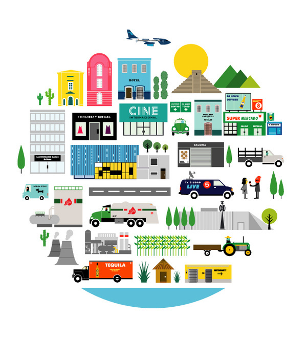 Illustration by Robert Samuel hanson #city #illustration #vector