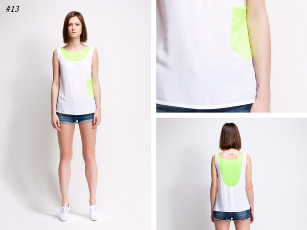 asu aksu / collections / ss2012 borderline no 13 #asu #white #collection #aksu #borderline #summer #fashion #neon