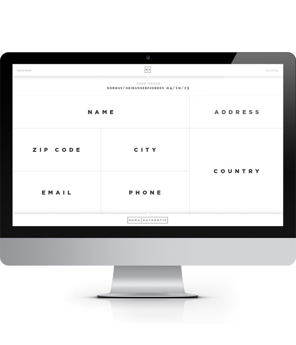 Noma Authentic on Behance #homepage #web