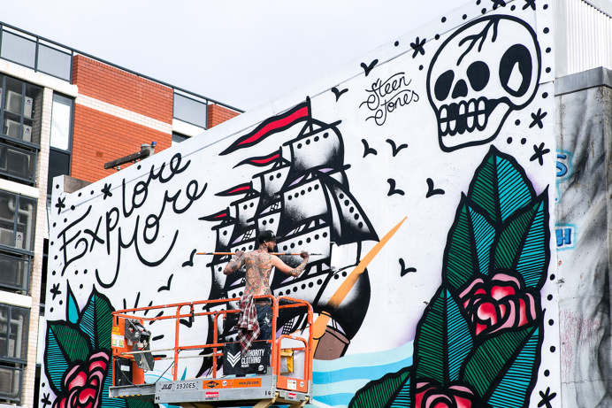 mural, tattoo, flash, steen jones