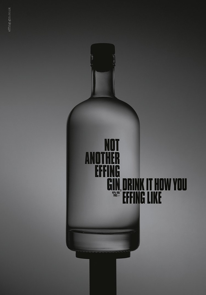 Effing Gin Bottle