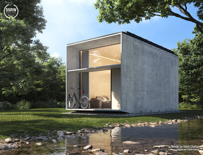 Minimal Lake House – Rabih Chehab with 5SRW