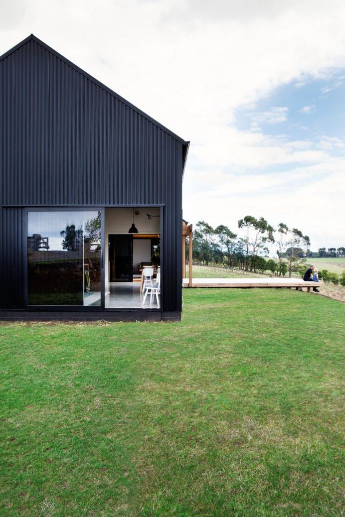 Modern Barn Form by Red Architecture