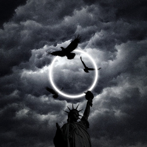 #black #newyork #graphic #artwork #design #circle #cloud #album