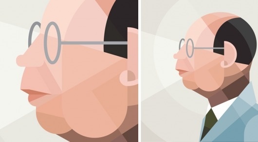 Independent #illustration #portrait #geometric