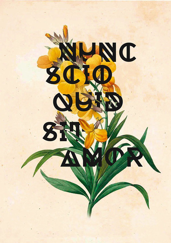 "Now I know what love" Poster Design
