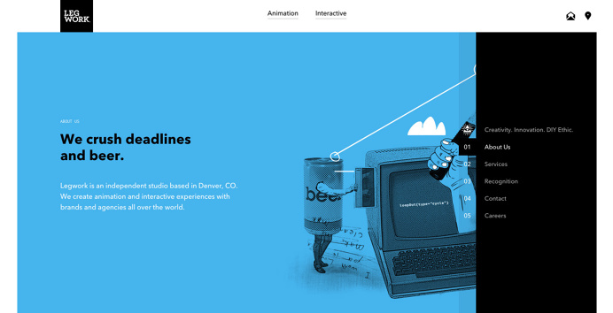 Legwork - Awwwards SOTD