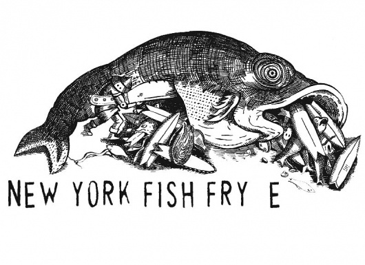Below The Salt - The Official Salt Surf Blog #surf #fish #fry #illustration #york #new