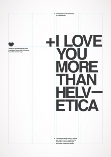Lyla & Blu #helvetica #love #typography