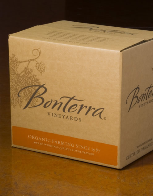 Bonterra Vineyards Wine Brown Forman Shipper California #packaging #boxed #wine