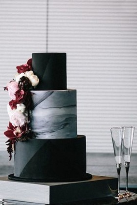 30 Black And White Wedding Cakes Ideas - Wedding Cakes,