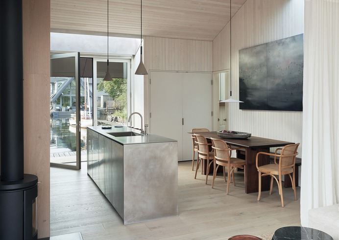 Portage Bay Float Home by Studio DIAA