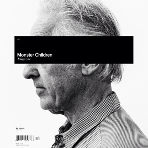 Ed Ruscha cover | Monster Children #design #cover #ed #monster #children #ruscha