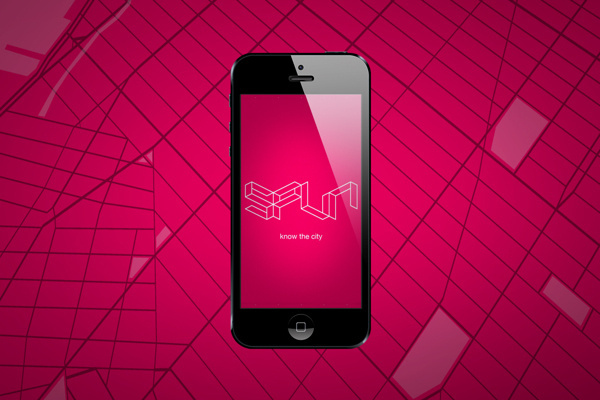 SPUN: City News #esher #pink #ios #screen #loading #identity #spun #logo