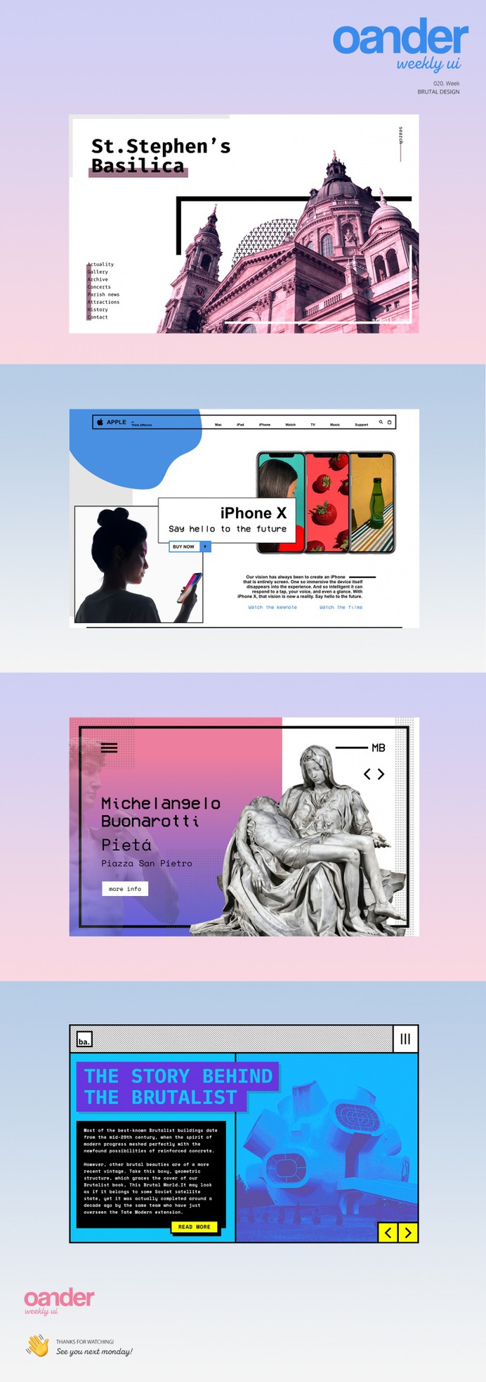 020. Week – Brutal design