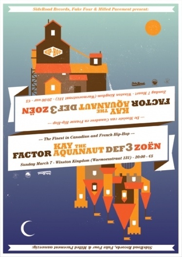 Andrew McAlpine ///// Graphic Design //////// #farmhouse #castle #poster #sideroad #factor