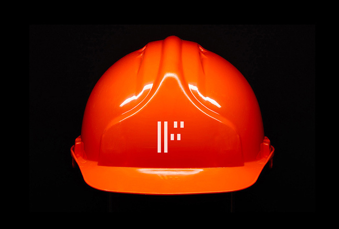 Forma by About Design #orange #branding #helmet