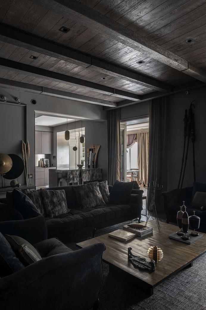 Modern Eclectic Apartment: Decoding by Alexandrine Lukach