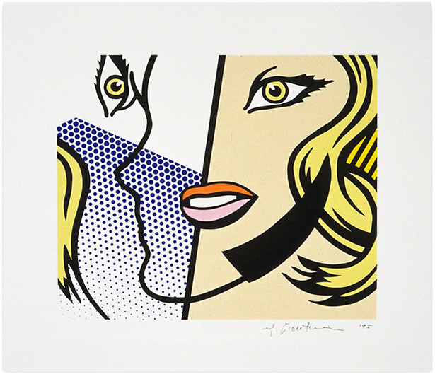 Roy Lichtenstein Untitled (Head), 1995 Lot Number 7 Lithograph on Lanaquarelle paper