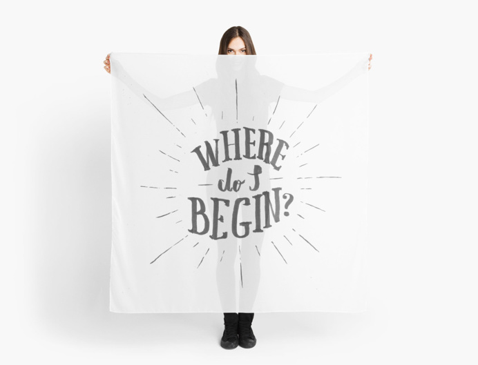 Where do I begin - Scarf by Koning