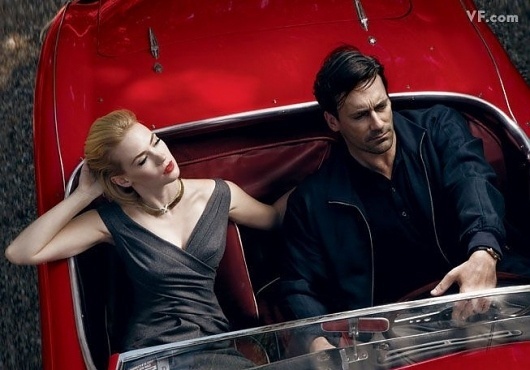 Mad Men: Annie Leibovitz | Icon_ology #hamm #woman #mad #jon #photography #men #fashion #man #car