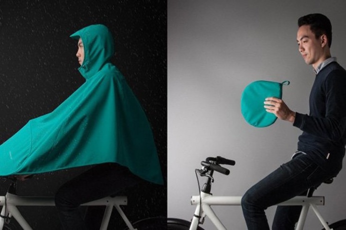Boncho is a #unique and ultra #breathable bike #poncho that protects your whole body from rain while riding your #bike.