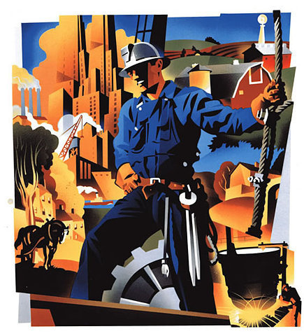 Paul Rogers Murals #illustration