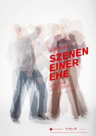 SCENES FROM A MARRIAGE on the Behance Network #design #tipography #poster