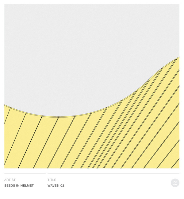 waves_02 #vector #cover #minimal #wireframe #booklet #cd