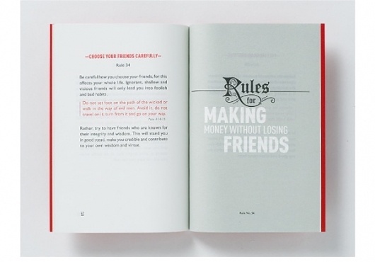 The Rules for the Conduct of Life Booklet - FPO: For Print Only #rule #booklet #design