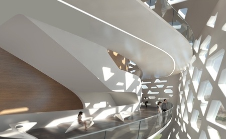 Beethoven Hall in Bonn / Zaha Hadid - eVolo | Architecture Magazine #interior #architecture