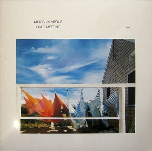 Images for Miroslav Vitous - First Meeting #album #orange #cover #grid #ecm #blue #helvetica #records