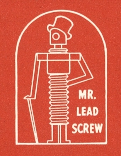 All sizes | Mr. Lead Screw. | Flickr - Photo Sharing! #logos #branding #retro #vintage #screw #logo