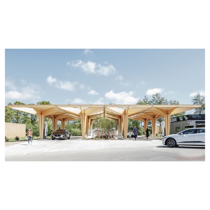 Ultra-Fast Charging Station - Mindsparkle Mag Rasmus Hjortshøj documented Ultra-Fast Charging Station designed by COBE Fredericia, Denmark. #logo #packaging #identity #branding #design #color #photography #graphic #design #gallery #blog #project #mindsparkle #mag #beautiful #portfolio #designer