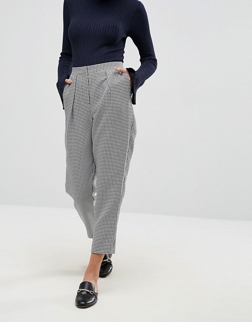 ASOS | ASOS Tailored – Eng zulaufende Hose mit Hahnentrittmuster