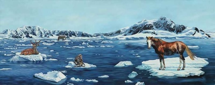 A Floating World: Surreal Acrylic Paintings by Lai Shengyu and Yang Xiaogang